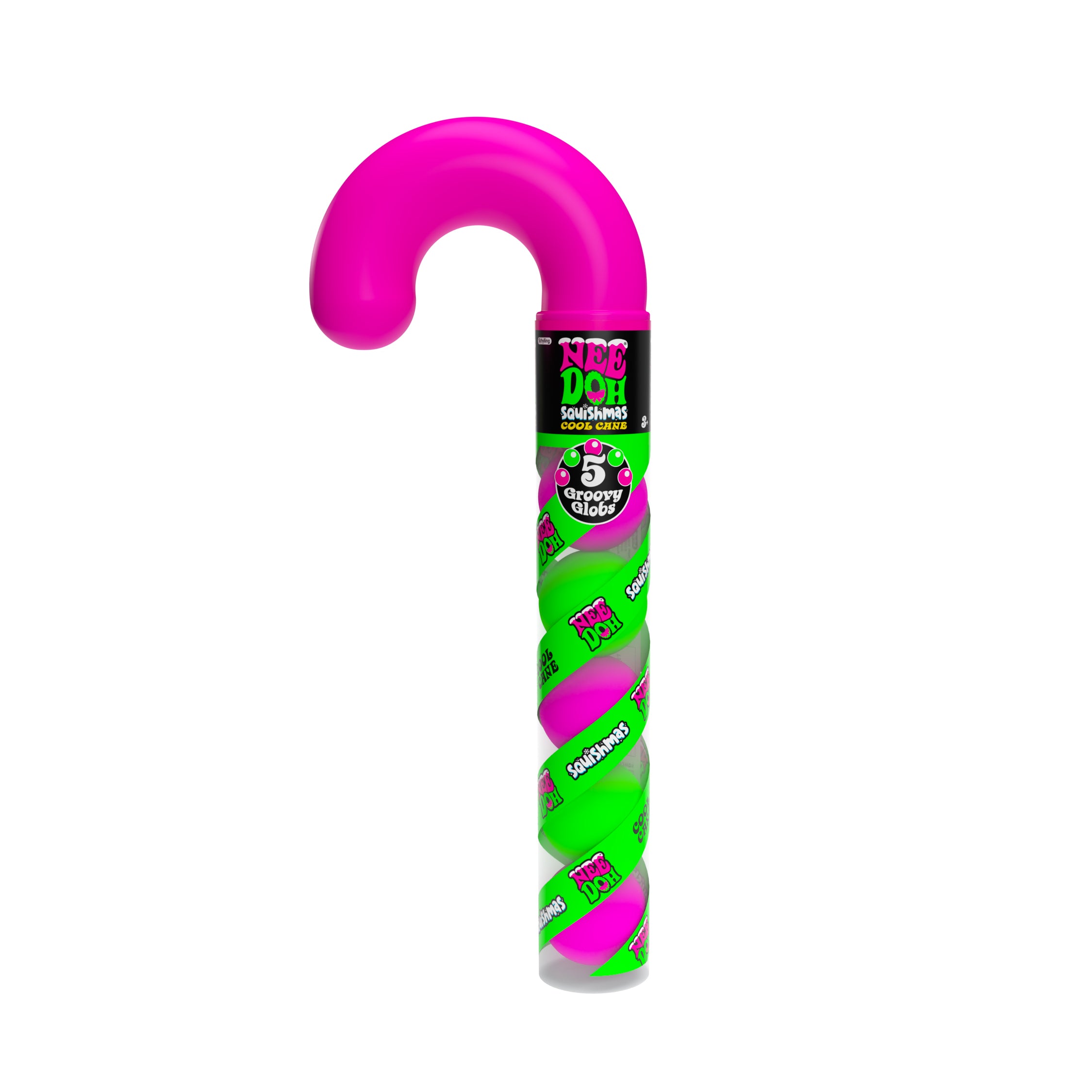 Squishmas Candy Cane With 5 Teenie Needoh
